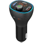 Art FM-sender Car FM MP3-sender med BT-funksjon, USB LCD FM-73 QC3.0