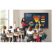 Samsung Interactive Display WA65D - 65" Diagonalklasse WAD Series LED-bakgrunnsbelyst LCD-skjerm - utdanning / næringsliv - med innebygd interaktiv...
