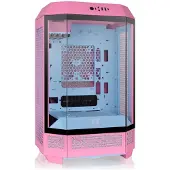 Thermaltake The Tower 300 - Mikrotårn - mini ITX / micro ATX - sidepanel med vindu (herdet glass) - ingen strømforsyning (PS/2) - boblerosa - USB/lyd
