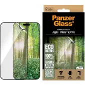 PanzerGlass iPhone 16 Pro Max Eco Matrix Ultra-Wide Fit skjermbeskytter - svart kant