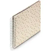 Hama 00007701, Beige, 50 ark, 10 x 15, Spiralbinding, Hvit, 280 mm