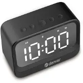 Inter Sales EC-53B Alarm Clock - Black