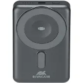 Rivacase VA2608 powerbank 10000 mAh 38,5 W trådløs lading, svart/grå
