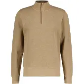 Gant for man. 2068028 Sacker Rib half-zip sweatshirt brown (L), Casual, Cotton, Long sleeve