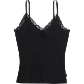 Superdry Essential Lace Trim Ermeløs T-skjorte