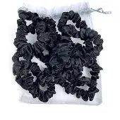 Pipol's Bazaar Skinny Scrunchie 10-pack Black