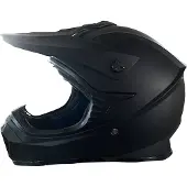 MCU-Sport Crosser Hjelm Mat Sort str. S