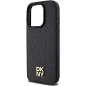 DKNY Dkhmp14xpshrpsk Iphone 14 Pro Max 6.7 Leather Monogram Pattern Telefondeksel
