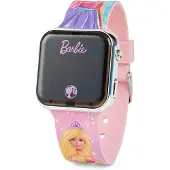 Barbie LED-klokke for barn / digital barneklokke / armbåndsur med LED-skjerm