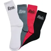 Mister tee Love Hate Lange Sokker 4 Par