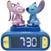Stitch & Angel Night light Alarm Clock