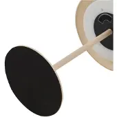 LINDBY LED-bordlampe Kanani, beige, dimbar