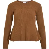 Vila Vimable Peplum Strikket Pullover