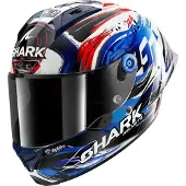 Sharkk Aeron Gp Fim Racing #1 Replica Zarco Signature Fullface-hjelm