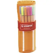 Stabilo Blyantmappe 30 Point 88 Fineliner Tusjer