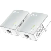 TP-LINK TL-PA4010 KIT - Starter Kit - strømlinjeadaptersett HomePlug AV (HPAV) - veggpluggbar (en pakke 2)