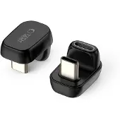 Tech-Protect UltraBoost AA04 40 Gbps vinklet USB-C-adapter - svart