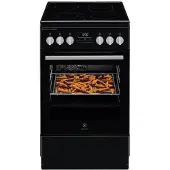 Bosch komfyr tilbud! Electrolux elektrisk komfyr med elektrisk ovn svart LKR564275K