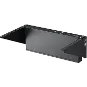 StarTech.com Startech 6U Wall Mount Patch Panel Bracket - 19 in - Steel - Vertical Mounting Bracket for Networking and Data Equipment (RK619WALLV) - Veggmonteringsbrakett - svart - 6U - 19