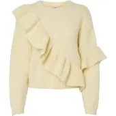 Pieces Pcnor Frill Strikket Pullover