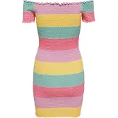 ONLY Elila Off Shoulder Smock Kort Ermet Kjole