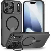 Tech-Protect MagStand MagSafe-etui for iPhone 17 Pro Max - matt svart