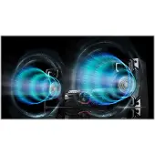 Panasonic SC-AKX320 - Lydsystem - 2 x 225 watt - svart