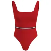 Tommy Hilfiger Square Neck One Piece Badetøy