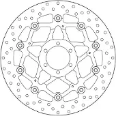 Brembo 78b40870 Foran Bremseskive
