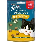 Purina Felix Naturlig Deilig Kylling Og Kattemynte Kattesnacks 8x50g