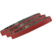 Metabo 629066000, Slipebelte, Aluminium, Metall, Plast, Polyester, Gummi, Stål, Rød, Rektangulær, 5 cm, 1020 mm