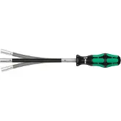 Wera 05028150001, Gummi, Svart, Grønn