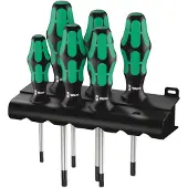 Wera 367/6 TORX Screwdriver set Kraftform Plus and rack 6 pieces