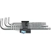 Wera 3950/9 Hex-plus 1l Sett Med Unbrakonøkler