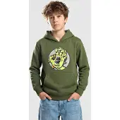 Santa Cruz Hand Dot Front Kids Hettegenser grønn
