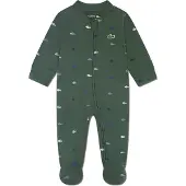 Lacoste Kids Footed Croco Print Langermet Jumpsuit