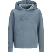 Jack & Jones Hettegenser - JjeCorp - Blue Mirage/BIG Tonal - - 14 år (164) - Hettegenser