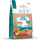 Pokusa Premium Utvalg Kalv Med Laks Voksen Hundemat 12 Kg