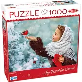 Tactic Puzzle 1000 stk. - Jenta med den røde hansken