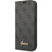 GUESS GUBKP14XHG4SHK iPhone 14 Pro Max 6.7 - svart/svart bok 4G Vintage Gold-logo