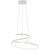 LUCE Design LED-hengelampe COASTER, hvit, Ø 60 cm, metall, CCT