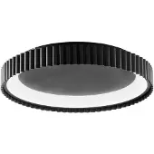 LUCE Design LED-taklampe Niike, svart, Ø 40 cm, metall, CCT
