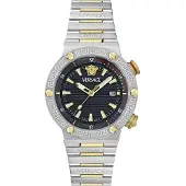 Versace Ve8g00424 43mm 10atm Quartz Analogical Klokke