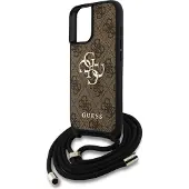 GUESS Pu 4g Metal Logo Crossbody Strap Iphone 16 Telefondeksel