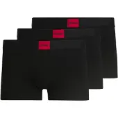HUGO for man. 50532797 Set 3 Galaxy boxers black (S), Homewear, Cotton
