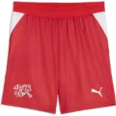 Puma Switzerland 2026 Shorts Youth, Clothing, Red/White, 7-8Y