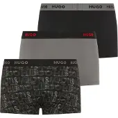 HUGO Design 10267989 Trunk Red Boxers 3 Enheter