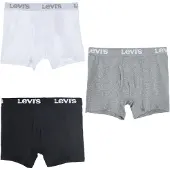 Levi's 3-Pack Boxer Briefs Hvit Komfortabel Passform (S)