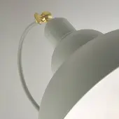 Searchlight Gulvlampe Yosra, taupe, metall, 166 cm, E27