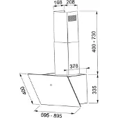Mepamsa Cuadro 60 Kjøkkenventilator